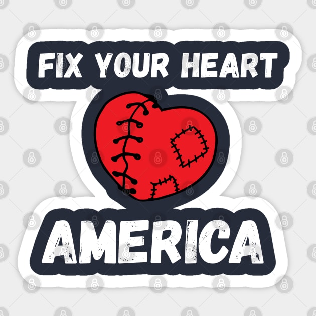 fix your heart american Sticker by Gaming champion